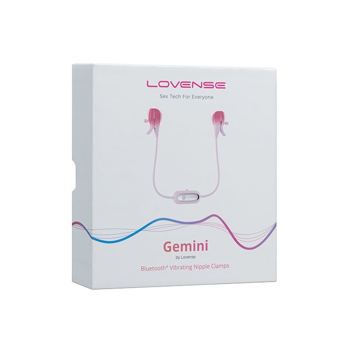 Lovense Gemini App-Controlled Vibrating Nipple Clamps