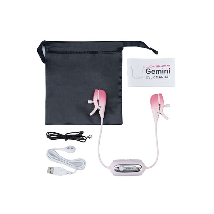Lovense Gemini App-Controlled Vibrating Nipple Clamps