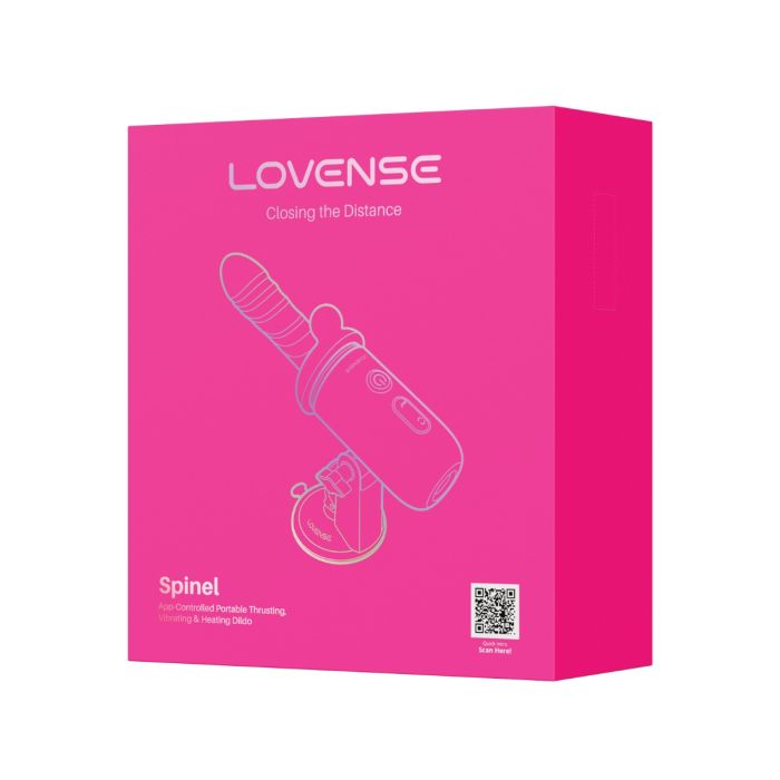 Lovense Spinel App-Controlled Thrusting & Heating Dildo Gun Massager