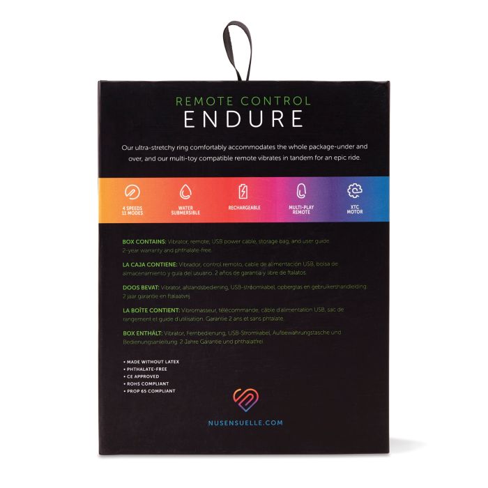 Endure Ultra Flex Remote Control Bullet Ring